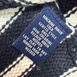 CHAPS Breton Striped Cotton Knit Sweater Gold Button Detail Nautical XL READ Photo 5