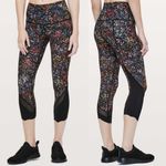 Lululemon Wunder Under Crop II Leggings Flowerescent Multi Luxtreme Size 4 Photo 1