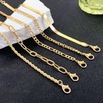 Gold Bracelets for Women, 14K Real Gold Jewelry Sets for Women Cute Bracelets for Women Paperclip Chain Dainty Bracelet Pack Gifts for Women Girls Photo 2