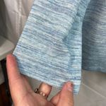 Ann Taylor women's blue long sleeve boat neck loose relaxed stretch casual shirt Photo 1