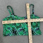 PINK - Victoria's Secret  Tropical Print Studded Cage Back Bralette Halter Top Large Photo 8
