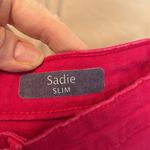 Gloria Vanderbilt  Sadie size 14P slim dark pink cropped jeans cuffed or not EUC Photo 10