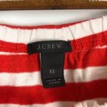 J.Crew Red White Striped Nautical Peasant Tassel Top Photo 2