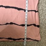 🦋 Pink and Black Striped Women's Top Casual Comfy Stretch Soft XXL Photo 8