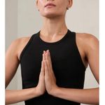 Athleta New XS Salutation Rib Mix Tank Black X-Small Photo 4