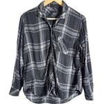 Rails  Hunter Metallic Black White Plaid Long Sleeve Button Down Shirt Size XL Photo 0