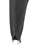 American Eagle Black Destroyed Shark Bite Trim Skinny Denim Jeans Women Sz 00 Photo 7