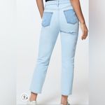 PacSun Hopper Light Blue & White Patch High-Rise Relaxed Fit Mom Jeans Size 28 Photo 4
