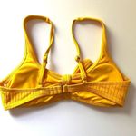 Xhilaration golden yellow bikini top medium bow Photo 2