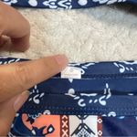 Reversible Blue Boho Chic Euro Summer Triangle Bikini top & bottom size small Photo 2