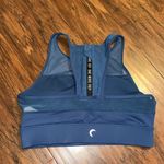 Zyia Women’s  Active Blue All Star Sports Bra Halter Mesh One More Rep workout Photo 2
