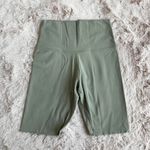 Nike Sage Green High Rise Soft & Stretchy Yoga Biker Shorts Photo 0