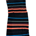 Free People Tunic Women's Size S Striped Midi Dress Casual Black Side Slits Photo 0