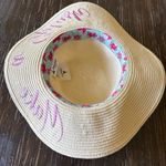 Disney Adult Size 57 CM Walt Parks Ariel Make A Splash Straw Beach Sun Hat New Photo 2