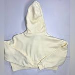 Forever 21 EUC light yellow cropped hoodie by - small Photo 1