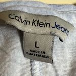 Calvin Klein  Womens Blue Acid Wash Short Sleeve Pocket Tshirt - Large - VGUC Photo 4