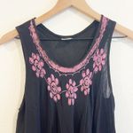 Mamta Womens Dress One Size Black Oversized Flowy Whimsigoth Fairy Grunge Hippie Boho Photo 1