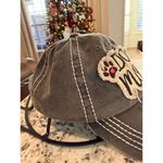 KBETHOS Distressed “Dog Mom” Baseball Cap Gray Adjustable Vintage Photo 7