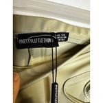 Pretty Little Thing NWT PRETTY LITTLE THINGS FLARE LEG‎ Tan Faux Leather Pants…Size US 10 Photo 5