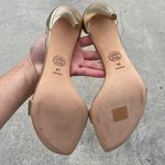 Alexander McQueen jeweled buckle gold leather high heel ankle strap sandal IT 40 Photo 10