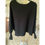 Pink Rose  Oversized Batwing Sweater Minimal Quiet Luxury Buttery Soft Winter XL Photo 2