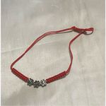 Paparazzi  silver flower red Urban bracelet Photo 1