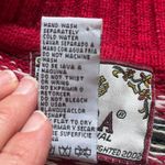 Tiara Women's Vintage Y2K Zip Front Cardigan Holiday Sweater Size M Red Size M Photo 5