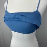 Cosabella NWT  Talco Long Camisole Tank Top In Blue Jeans Built In Shelf Bra S Photo 1