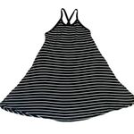 Anthropologie 2 for $30 Saturday Sunday Navy White Stripes Crew Neck Dress SZ S Photo 0