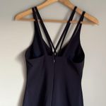 Likely  Leslie Strappy V-Neck Front-Slit Gown Photo 7