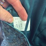 Mori Lee  Green Sequin Prom Dress Photo 4