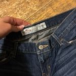 Hollister y2k  low rise straight leg distressed dark wash jeans size 5 Photo 4