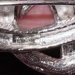 Trifari Vintage Crown  Snake Knot Brooch Silver Tone Textured Serpent Pin Jewelry Photo 2