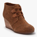 Toms  Cheetah Print Wedge Heel Bootie
Shoes(Size 8.5W) Photo 0