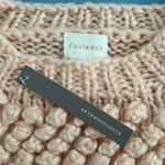 Anthropologie NWT Foxiedox Bobble Pom Pom Pink Knit Sweater Dress Photo 3