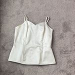 Jovani  Ivory Satin Three Piece Skirt Set SIZE 14 Photo 8