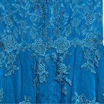 La Femme • Gown Formal Dress • Tulle Embroidered Rhinestones • Floral • Size 10 Photo 9