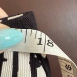 TERI JON | Black and White Grosgrain Graphic Pleated Party Skirt | Size 14 Photo 4