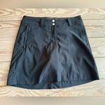 Nike Black Mini Skort with Button Detail size 6 Photo 0