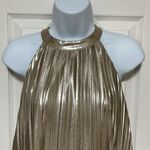 THML Shimmering Champagne/Gold Color Swing Dress Photo 1