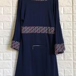 Bell sleeve golf golfing with‎ back pocket dress Blue Size M Photo 7