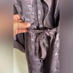 Victoria's Secret VTG gold label Victoria’s Secret robe purple foliage OSFA Photo 4