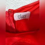 Oh Polly  Red Ruched Mesh Cut Out Bodycon Mini Dress Size 2 Photo 7