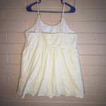 Abound Elegant White/yellow Cotton dress Photo 1