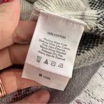 Eddie Bauer Gray and Red Zip-Up Sweater Photo 6