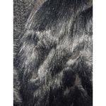 Napa Valley Petite Knit and Faux Fur Black Vest Size PXL Photo 2