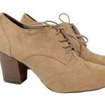 Isola  Elizabeth Tan Suede Booties Sz. 7 Photo 0