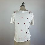 LNA  Cherry Scoop Neck Graphic Tee Photo 5
