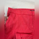 Apt. 9  14 Stretch Textured Cuffed Zip Hook Fly Shorts in Bright Coral Photo 4