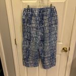 Habitat  Blue and White Wide Leg Pants Photo 4